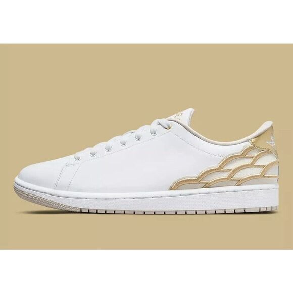 Air Jordan Centre Court White-Light Orewood Brown DQ8577-100